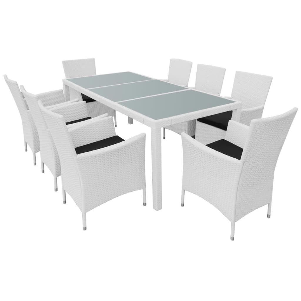 Outdoor Furniture Set Cream White