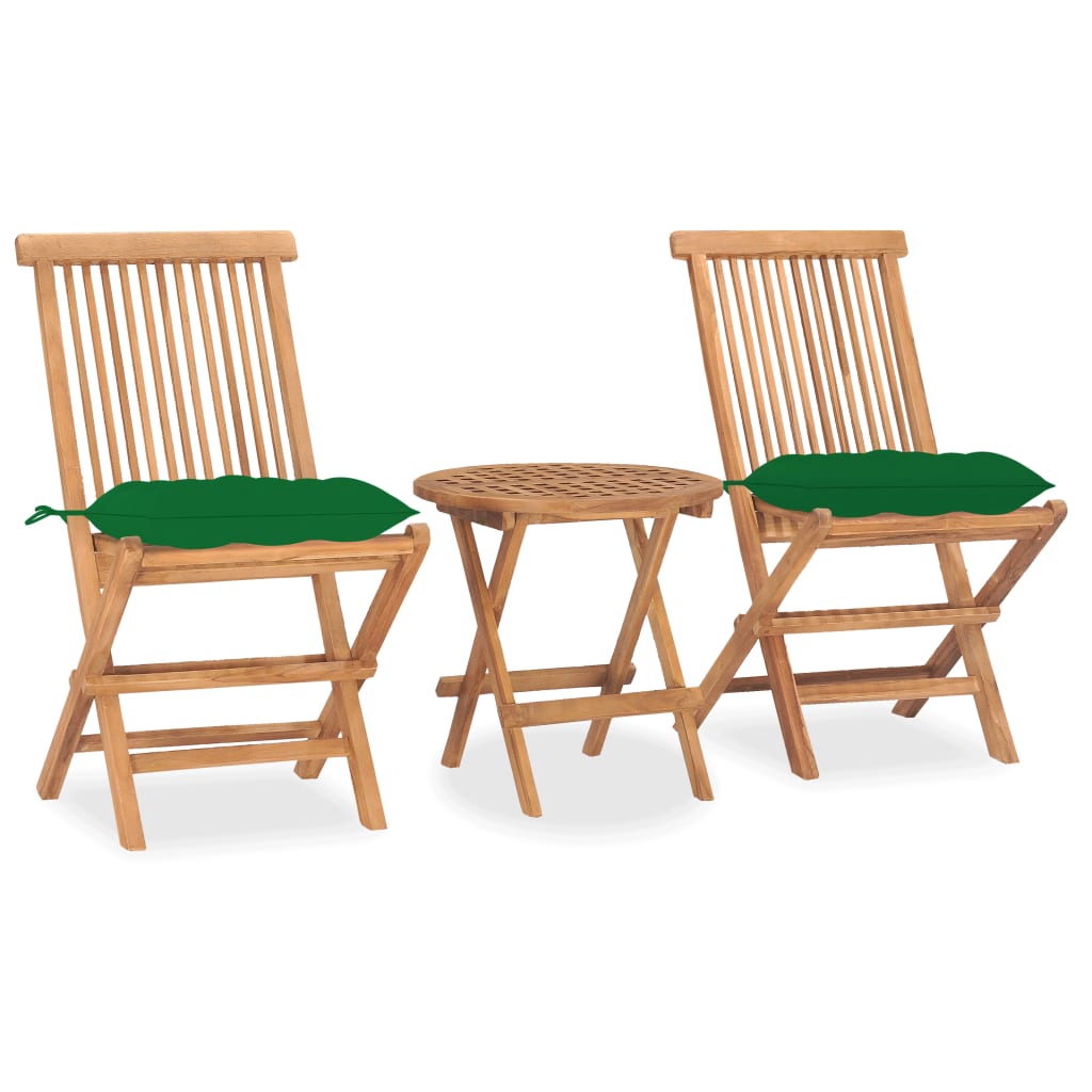 Patio Dining Set Set of 2 Teak Wood Solid Teak Standard