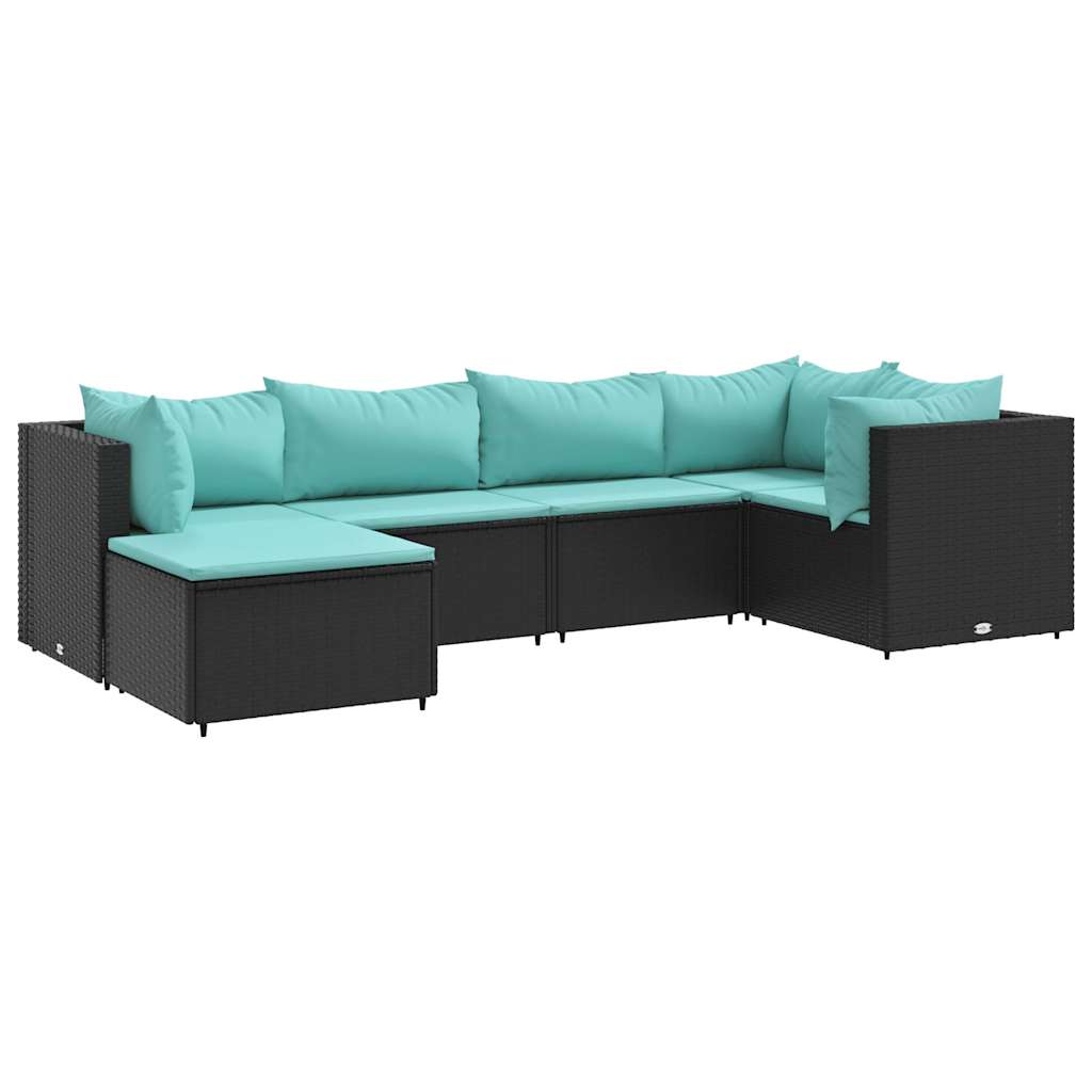Patio Lounge Set Black