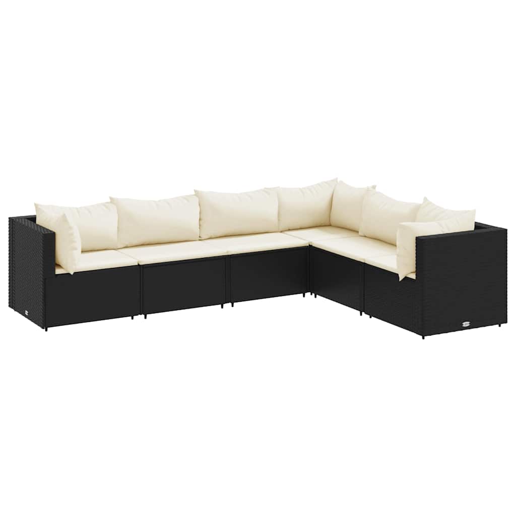 Patio Lounge Set Black