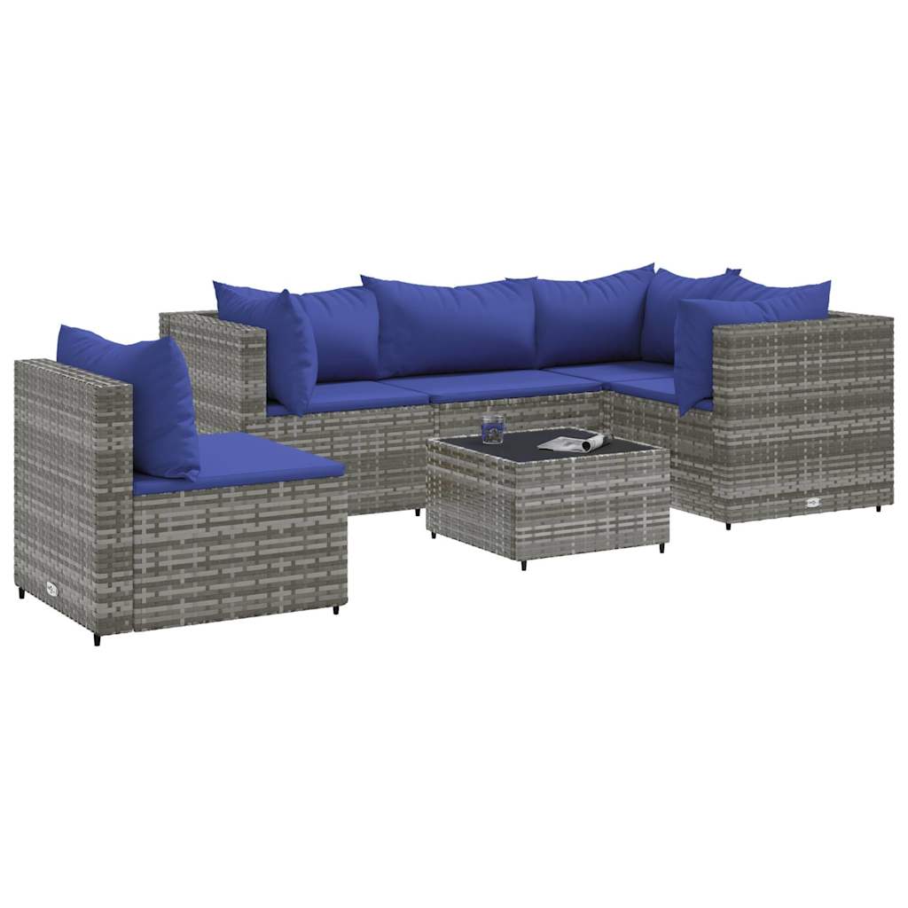 Patio Lounge Set Gray