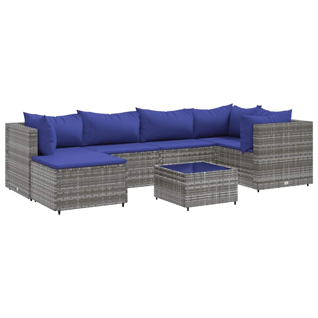 Patio Lounge Set Gray