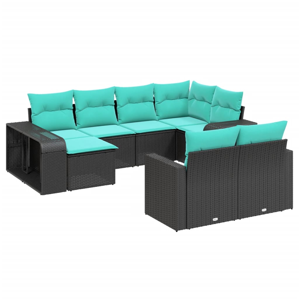 Patio Sofa Set 10 Pieces Modular Garden Sofa Set Rectangular