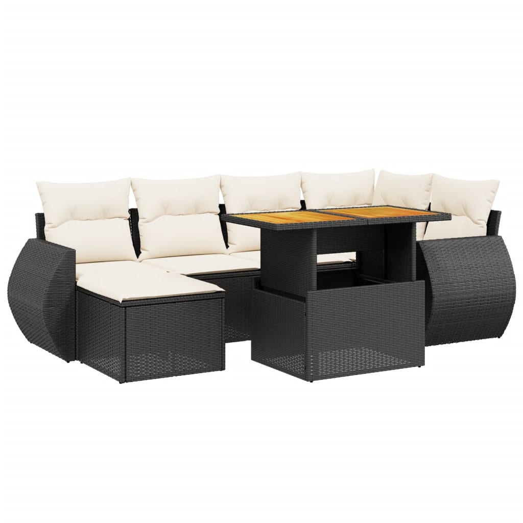 Patio Sofa Set Adjustable Feet Garden Sofa Set Rectangular