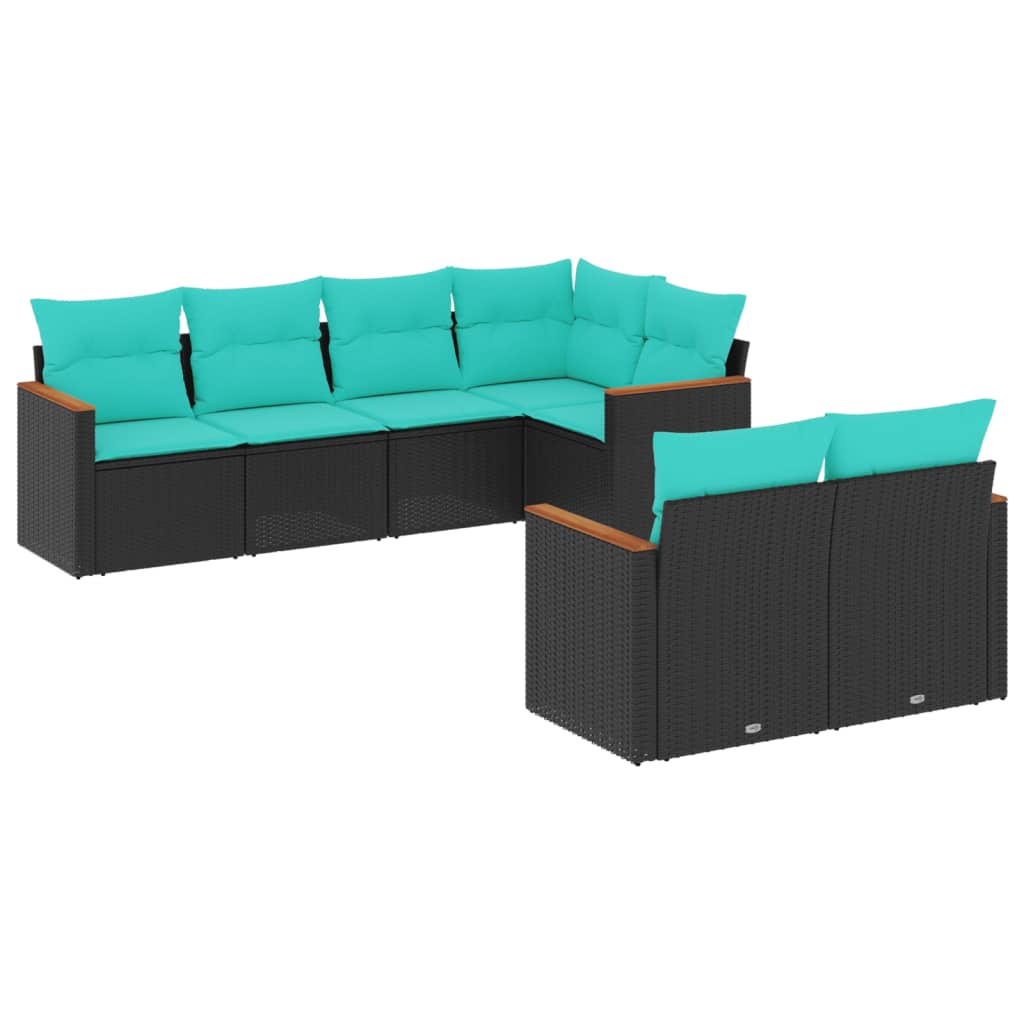 Patio Sofa Set Black