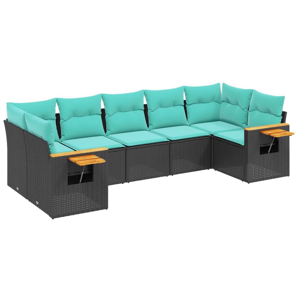 Patio Sofa Set Black