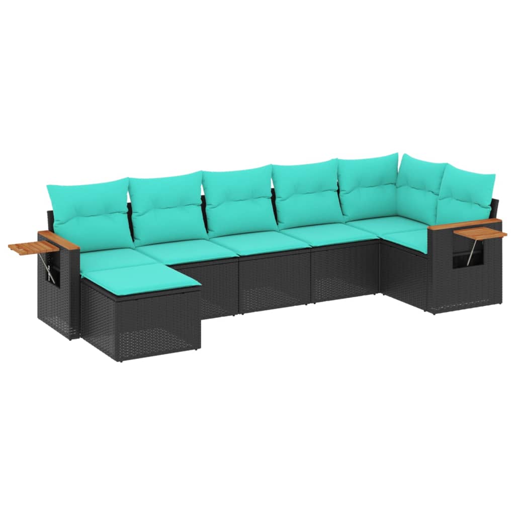 Patio Sofa Set Black