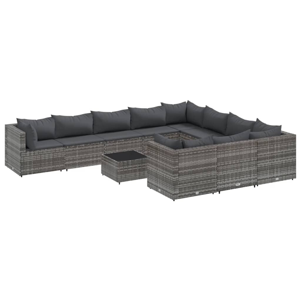 Patio Sofa Set Grey