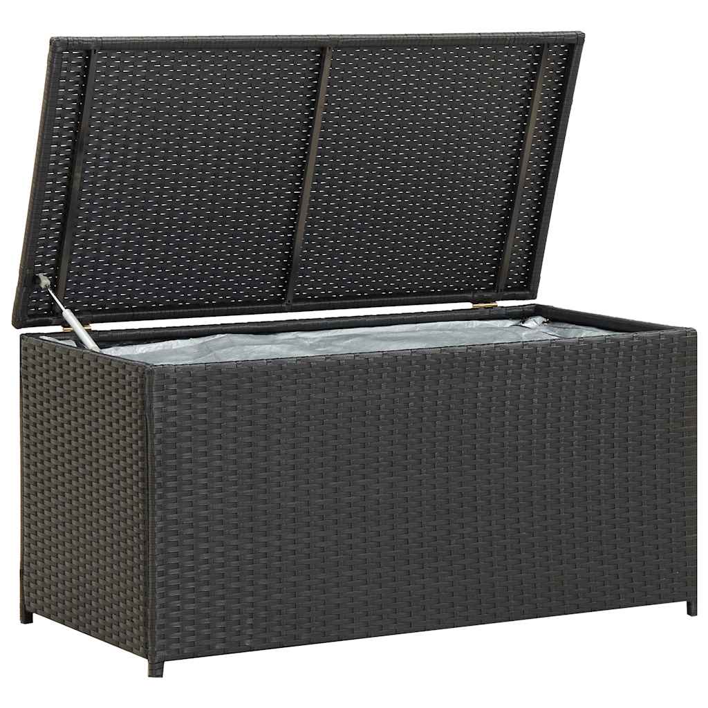 Patio Storage Box Poly Rattan 39.3