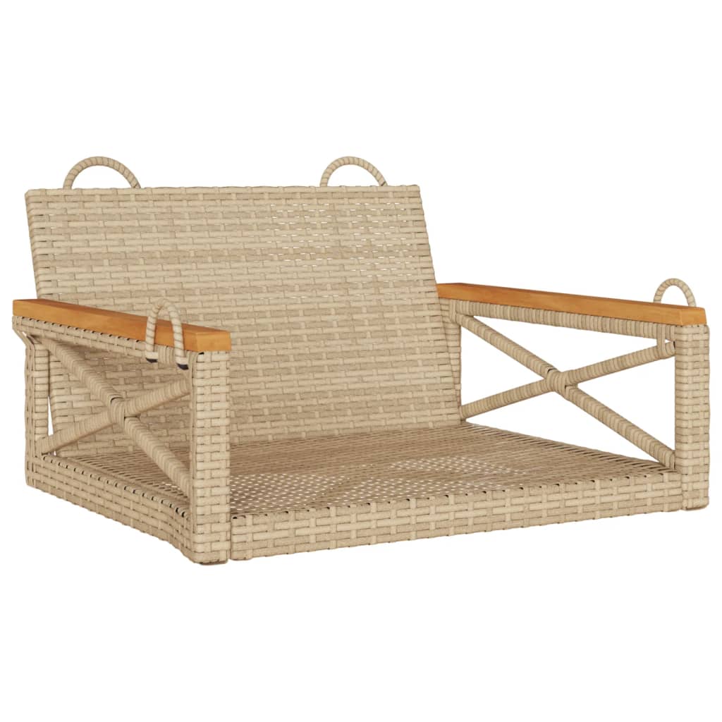 Patio Swing Bench Beige