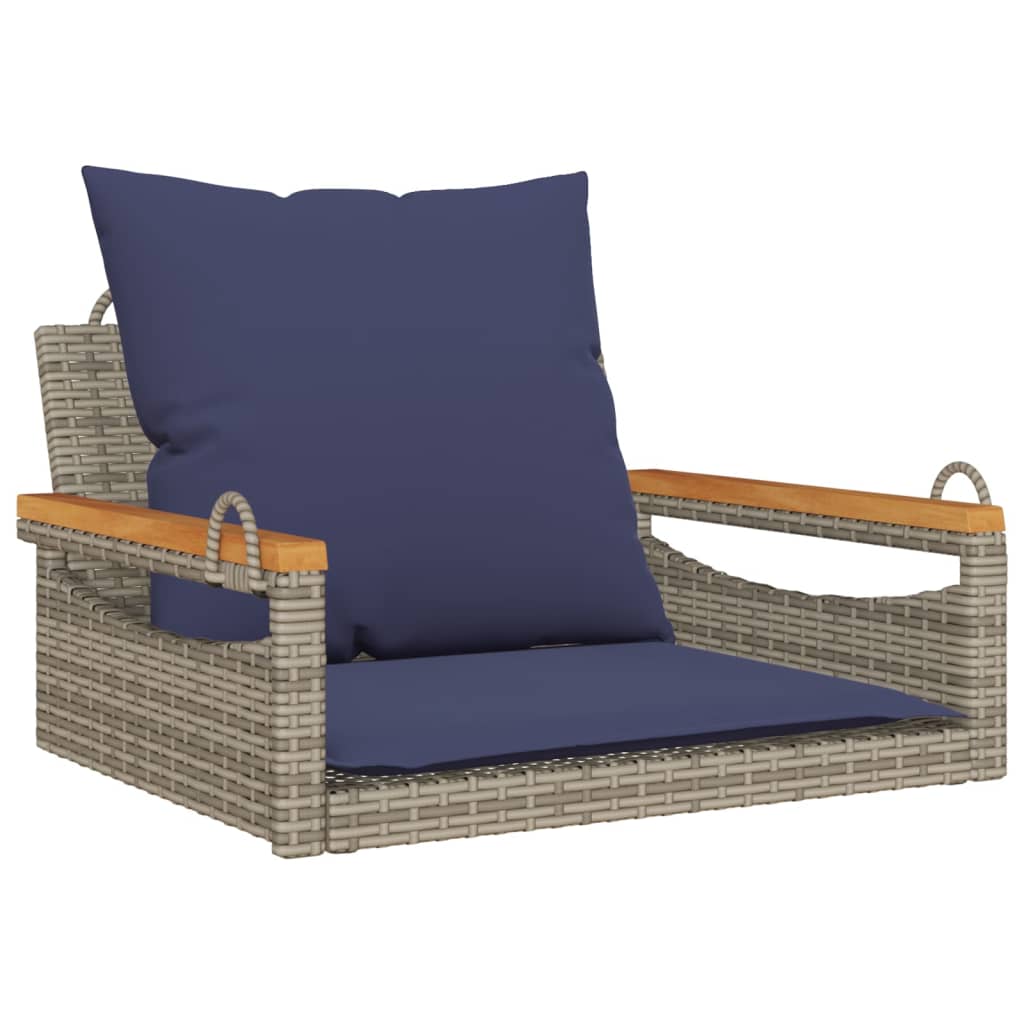 Patio Swing Bench Gray