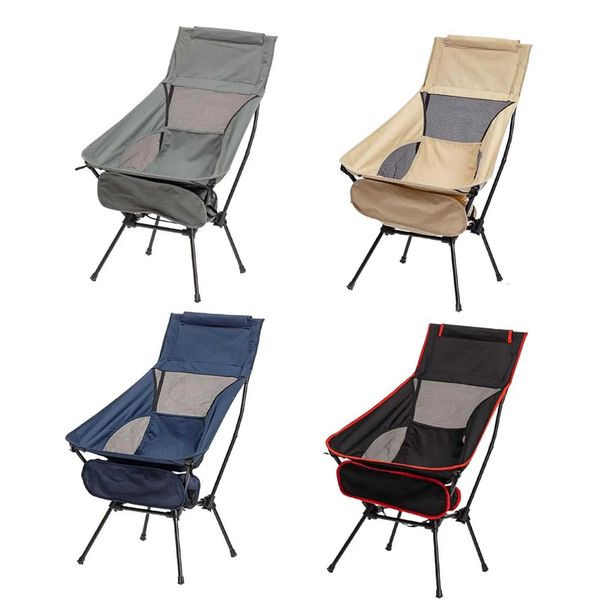 Portable compact camping chair with telescopic swing feature, model H241121