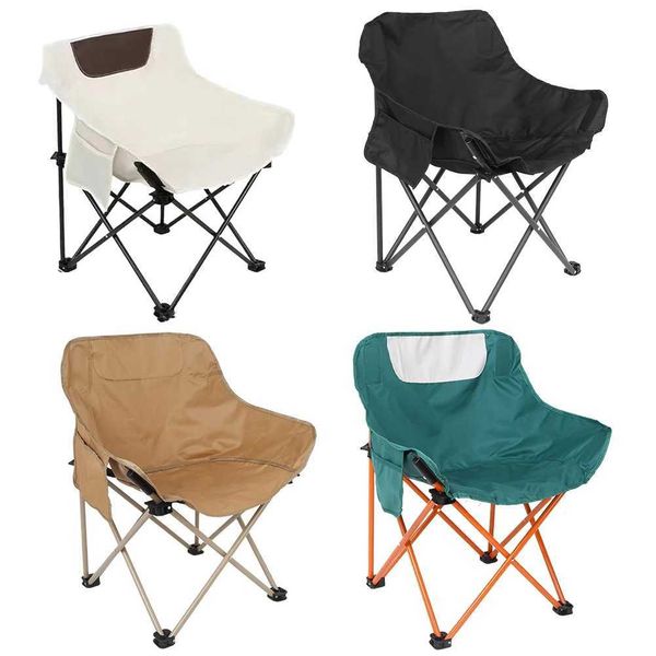 Portable convex folding wheelchair and moon chair, ultra-lightweight for outdoor activities with 286 lbs capacity