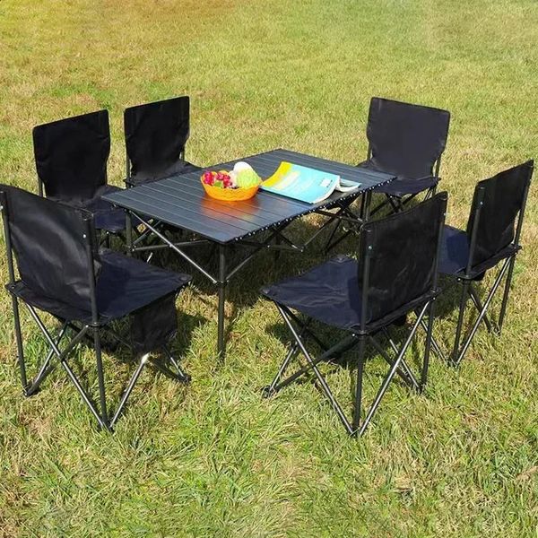 Portable folding moon chair for outdoor picnics and camping