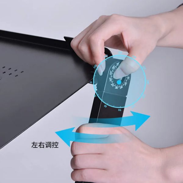 Portable laptop table for bed or office with adjustable stand, perfect for students to use while lying down