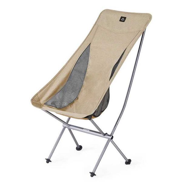 Portable lightweight aluminum moon chair for outdoor picnics and camping
