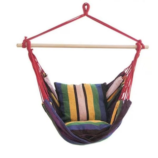 Portable outdoor hammock chair swing ideal for camping trips