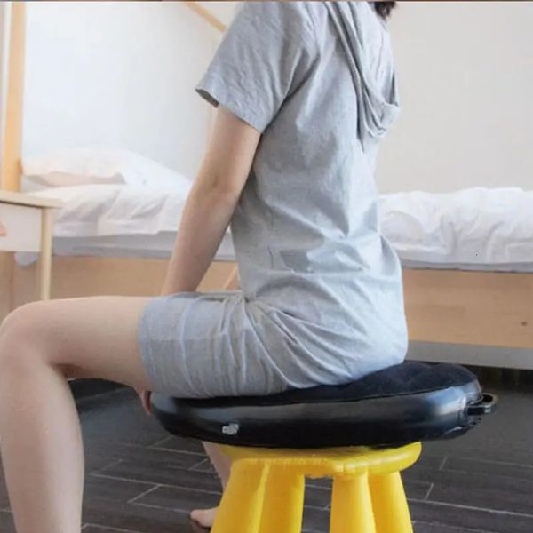PVC female masturbation pillow, sex cushion chair with fake penis for exotic pleasure positions