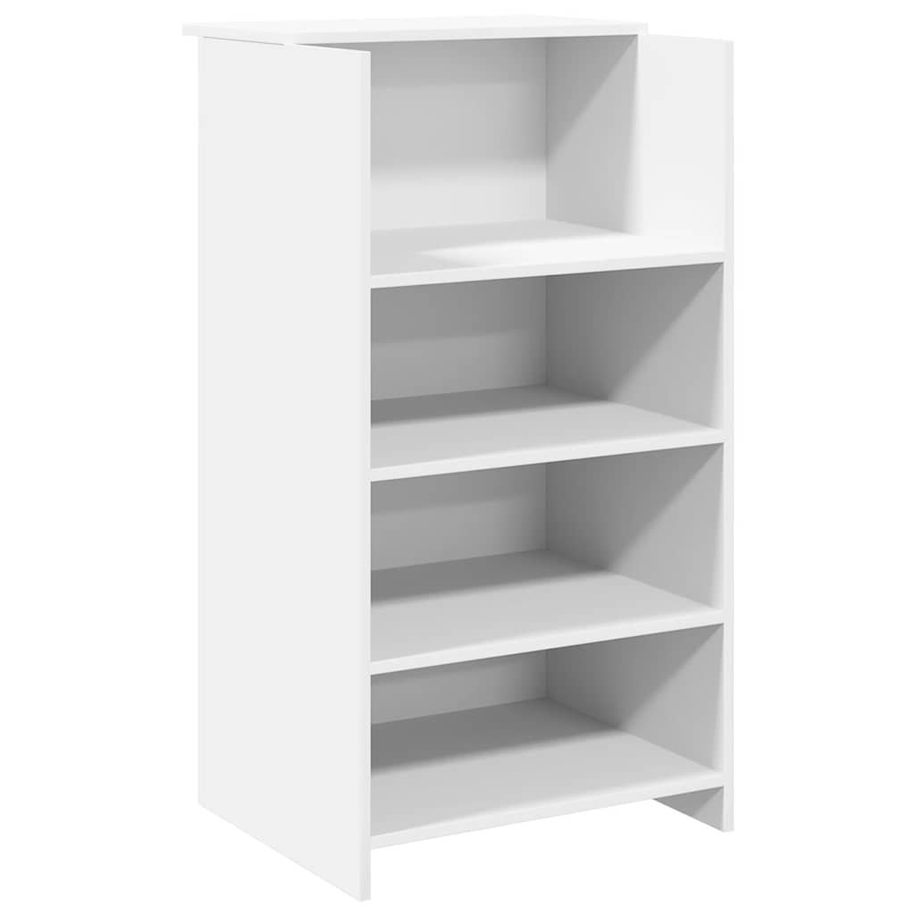 Reception Desk White Engineered wood Medium Reception Desk