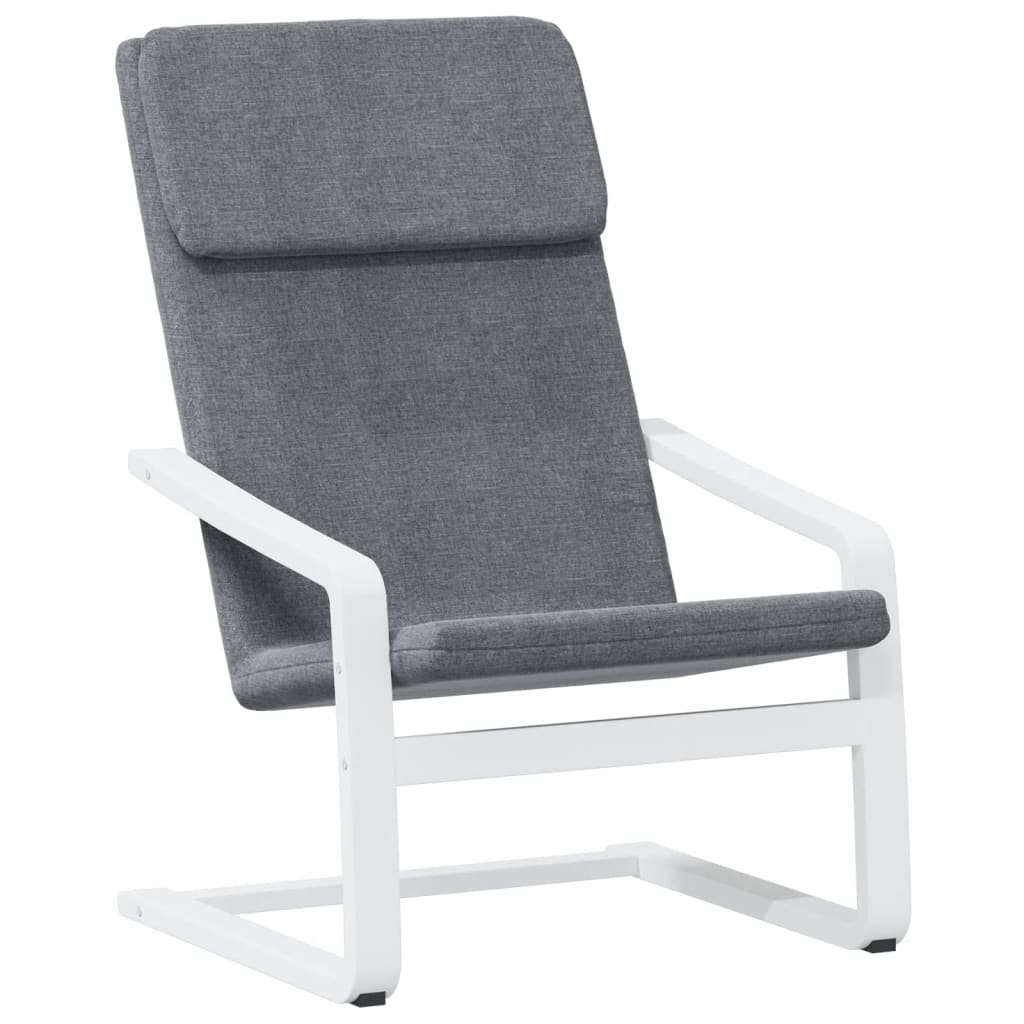 Relaxing Chair Dark grey and white