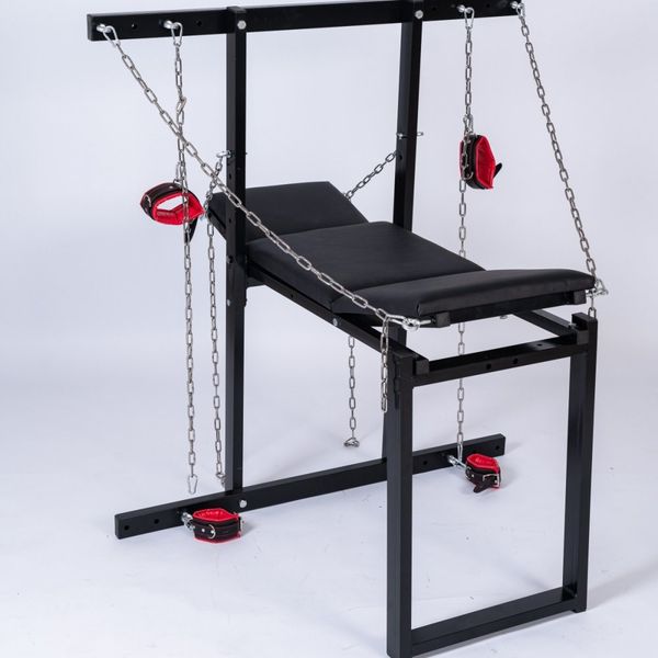 Sex furniture for couples, including chairs, sofas, and BDSM bondage tools