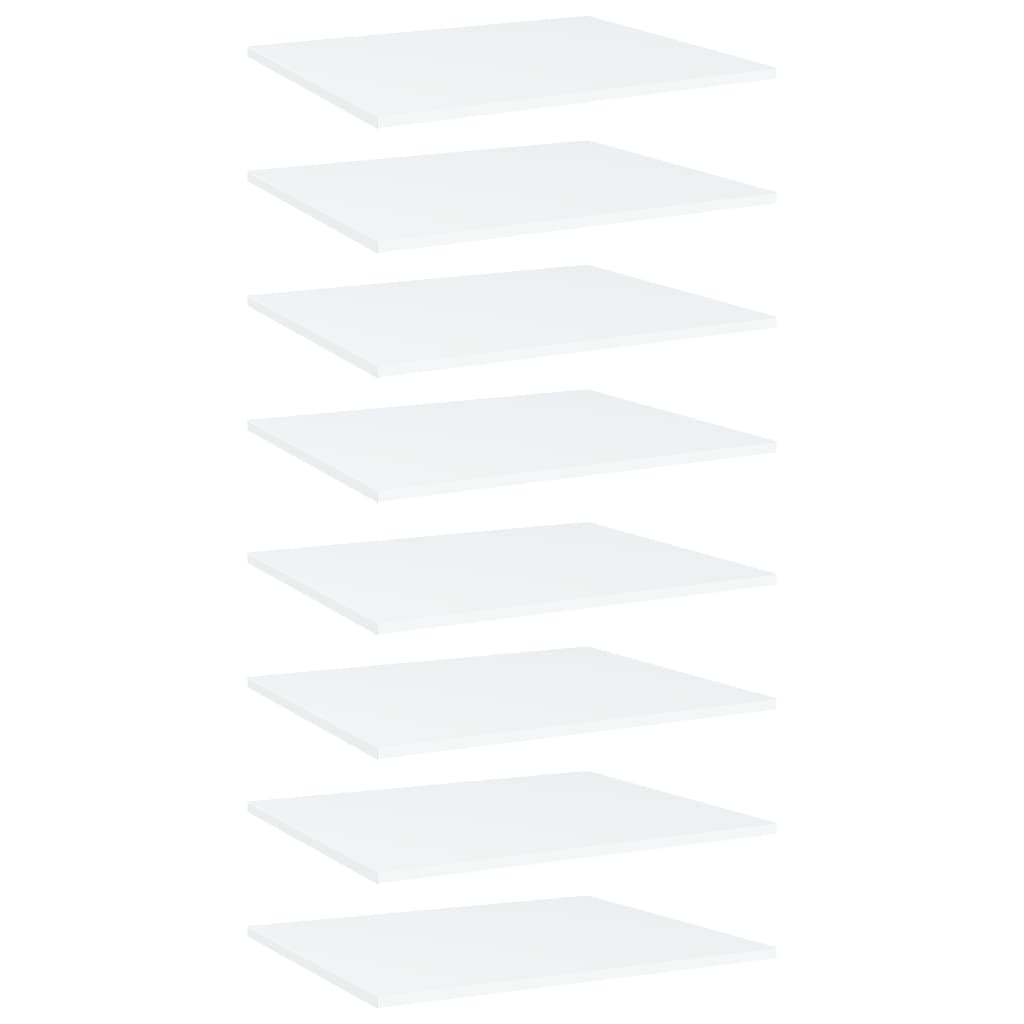 Shelf Set of 8 White Engineered wood 23.6 x 19.7 in Simple