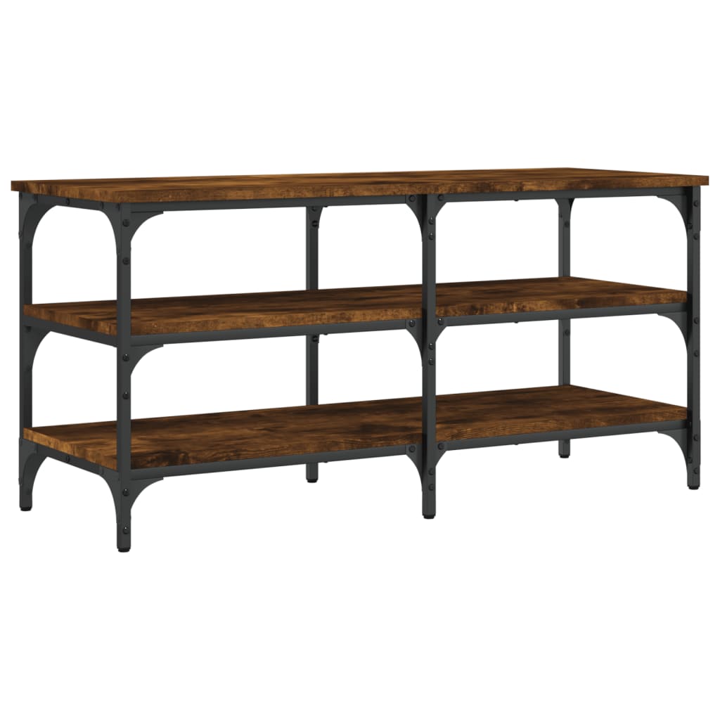 Shoe Bench Smoky Oak Engineered wood, Metal Medium