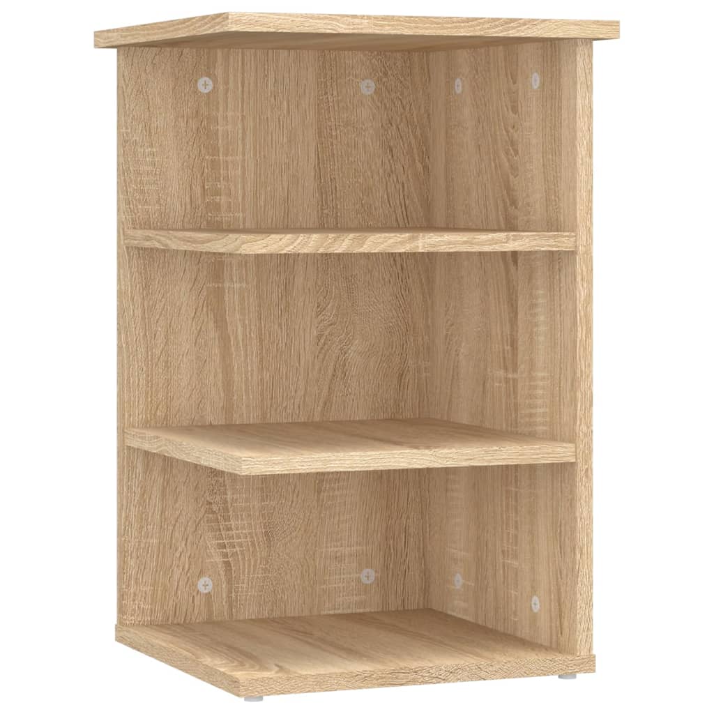 Side Cabinet Sonoma oak Engineered wood Compact