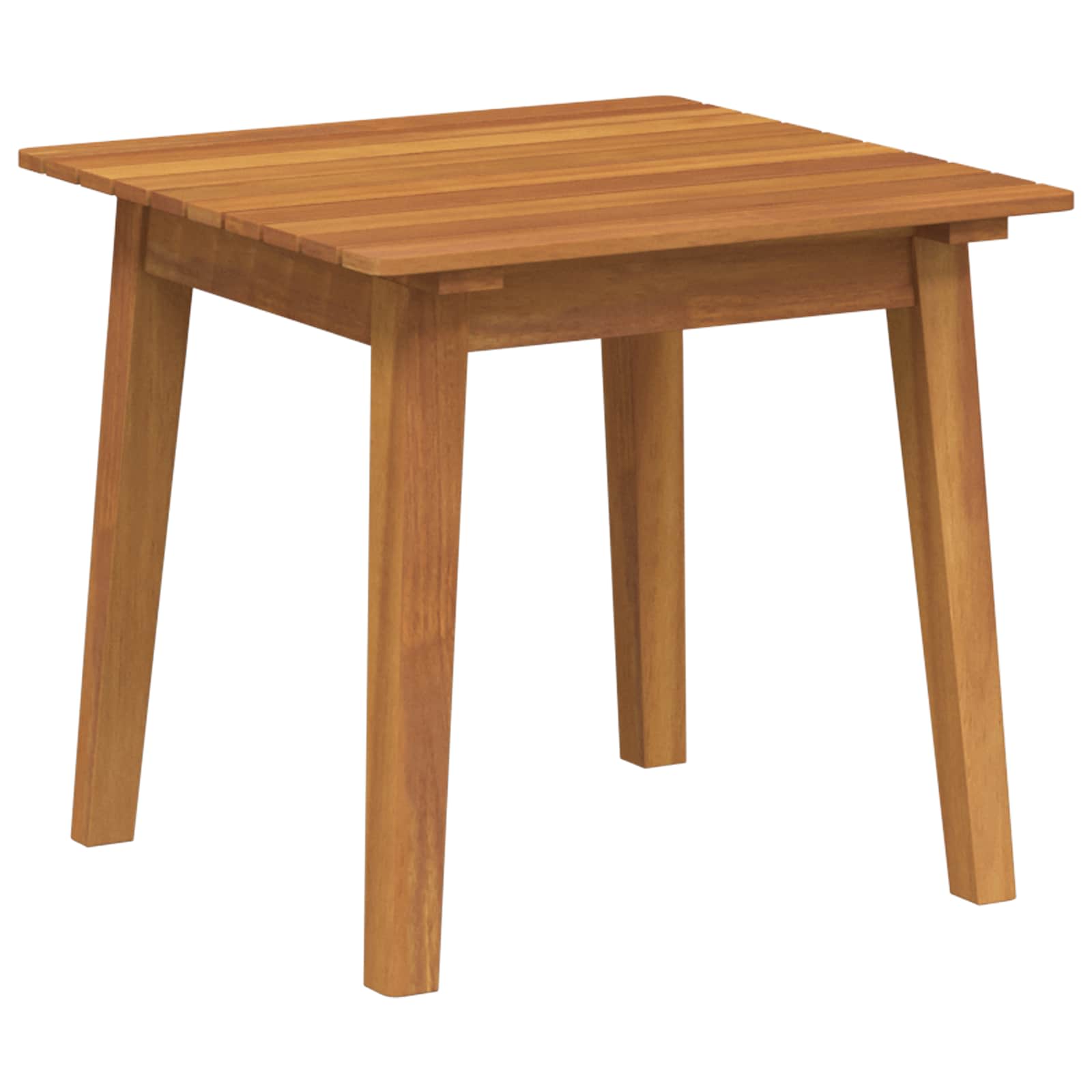 Side Table Brown Solid Acacia Wood