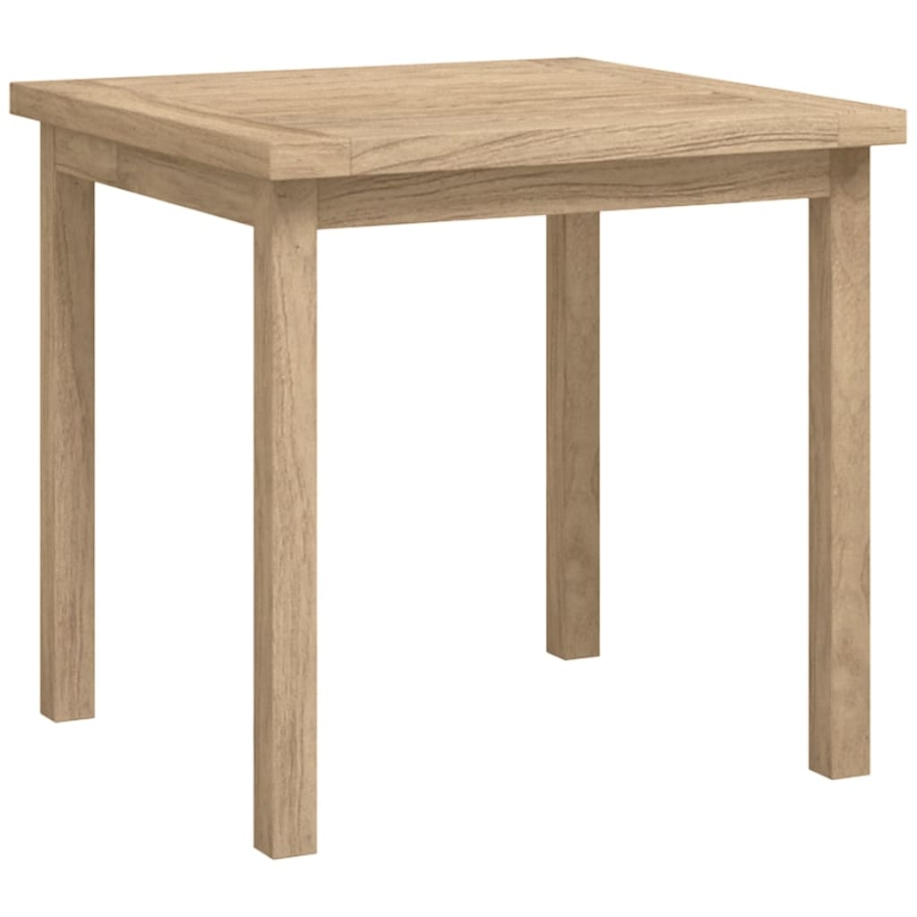 Side Table Brown Solid Teak Wood Small Table Side Table Square