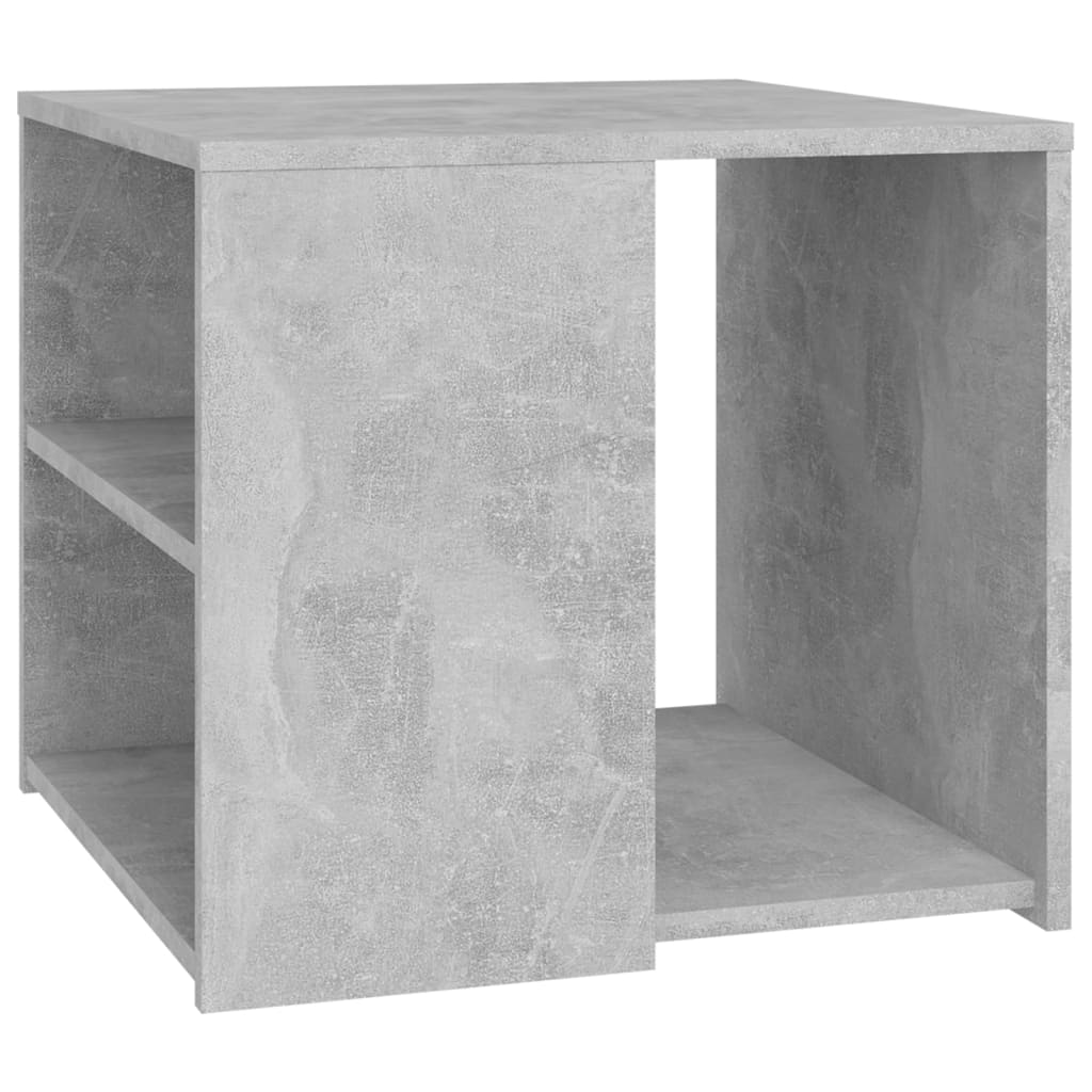 Side Table Concrete Grey Engineered wood Compact Side Table