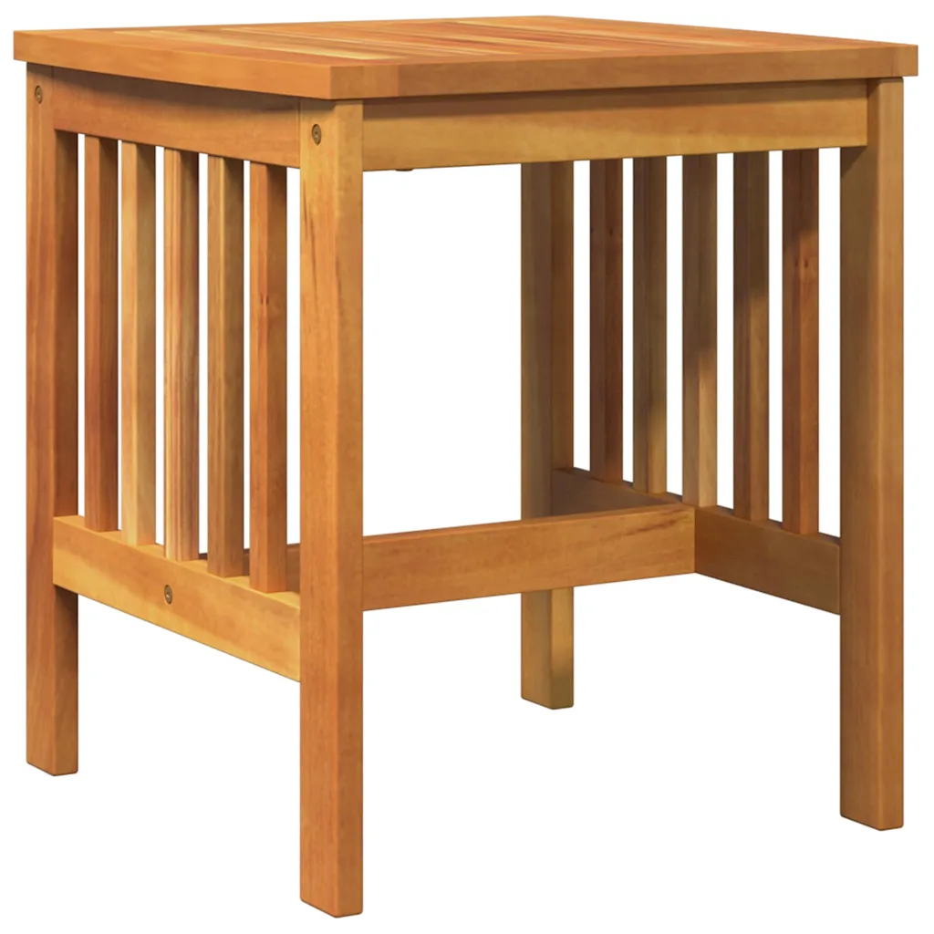Side Table Oil Natural Solid Acacia Wood