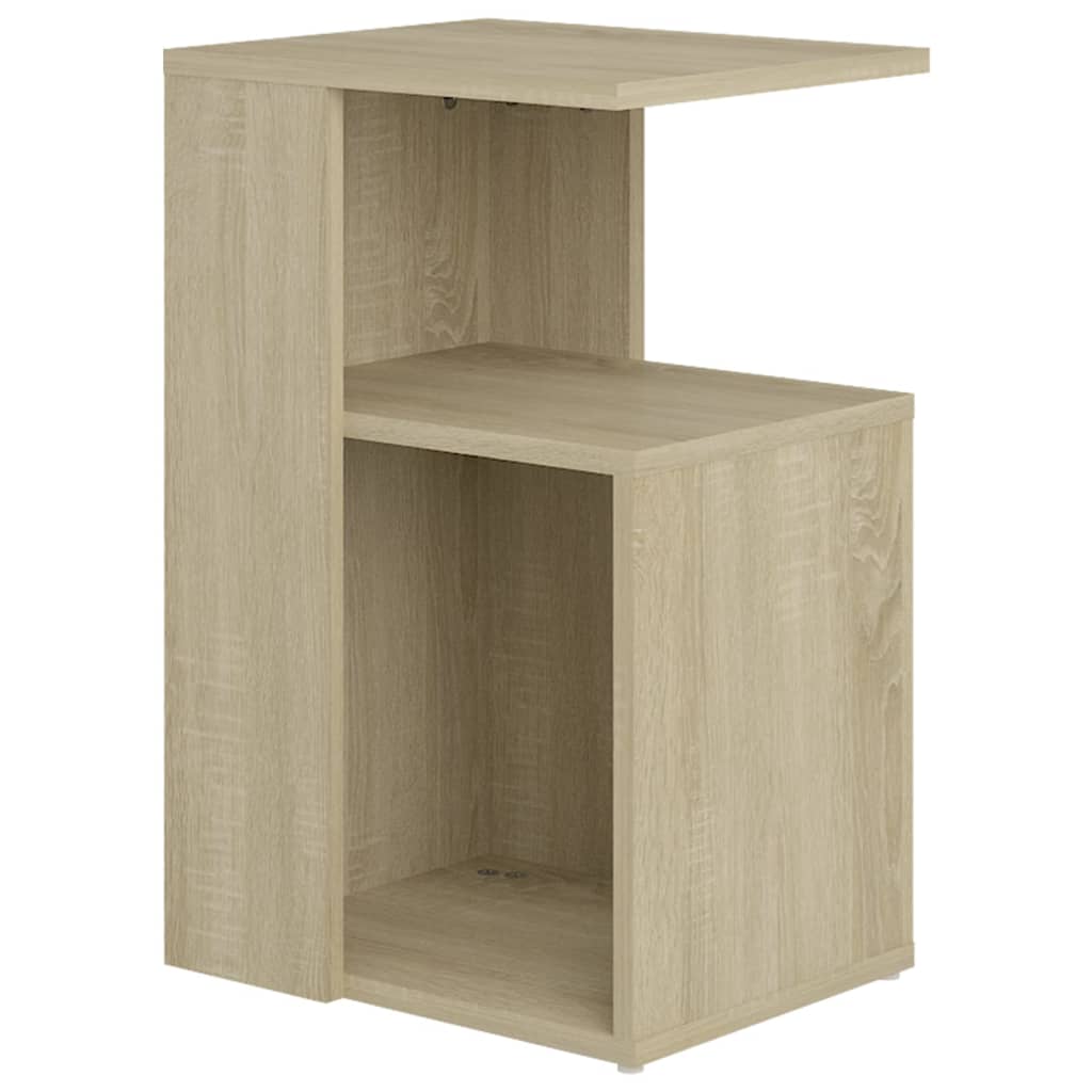 Side Table Sonoma Oak Engineered Wood Compact Side Table