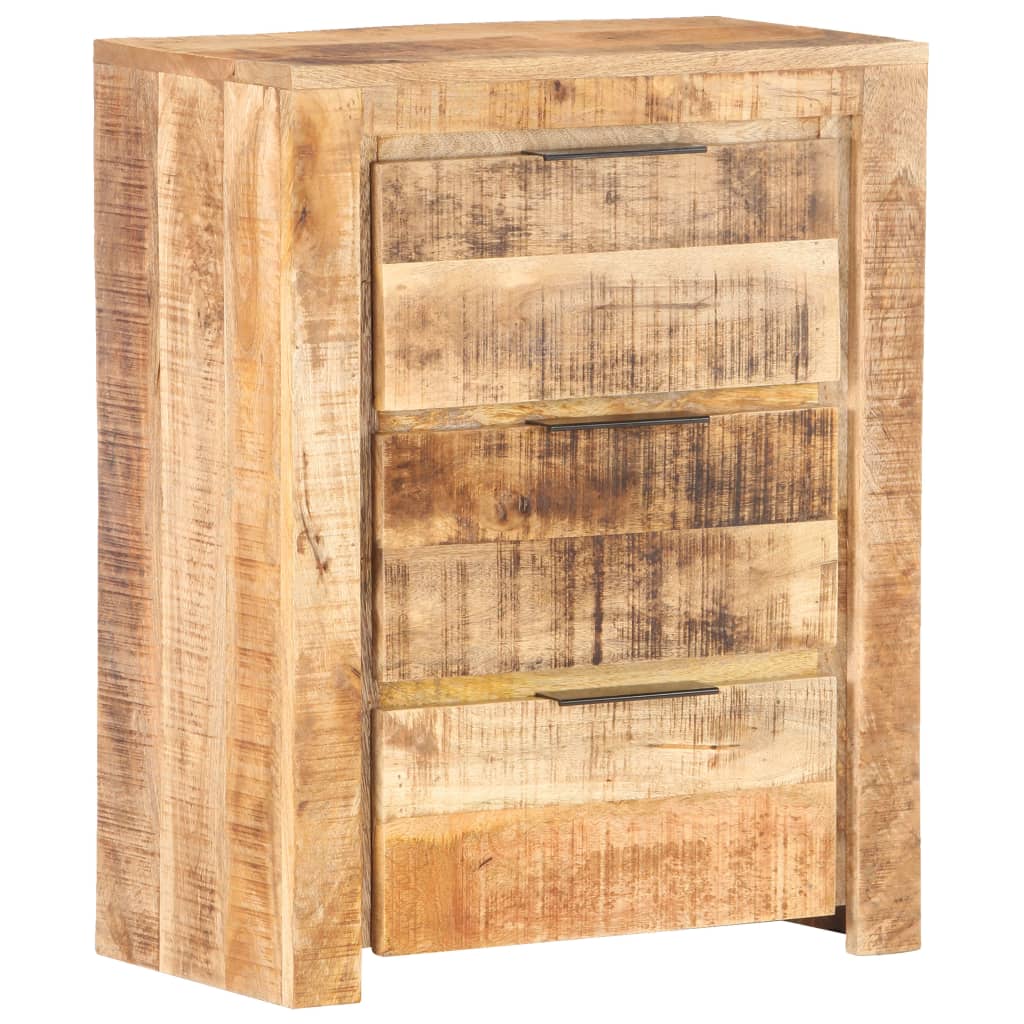 Sideboard 23.2"x13"x29.5" Rough Mango Wood