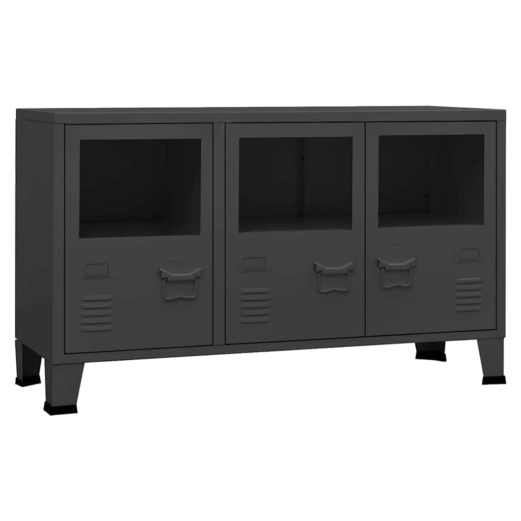 Sideboard Anthracite Metal Medium Sideboard Rectangular