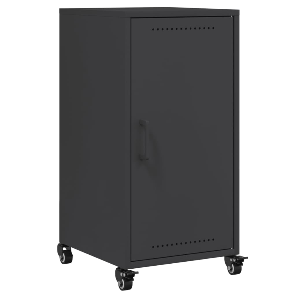 Sideboard Black Cold-rolled steel Compact Sideboard Rectangular