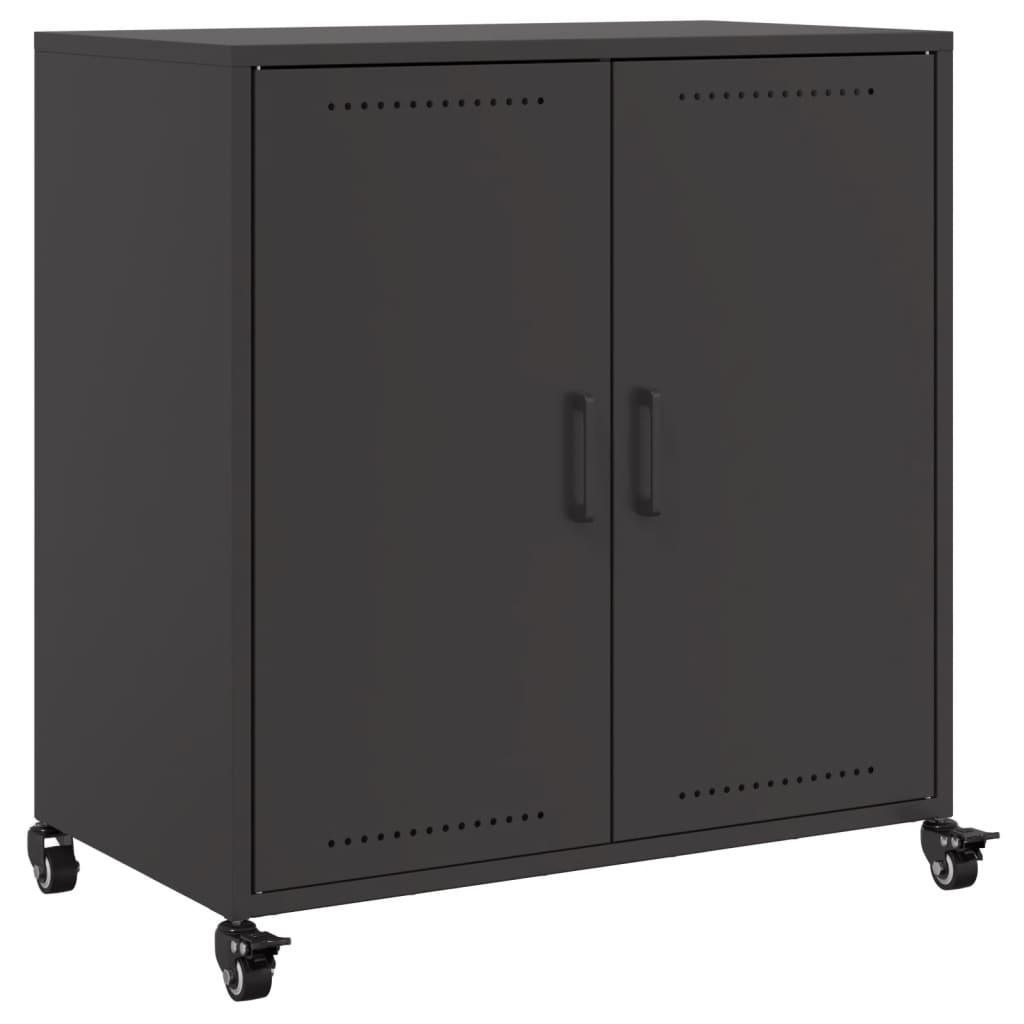 Sideboard Black Cold-rolled steel Medium Sideboard Rectangular