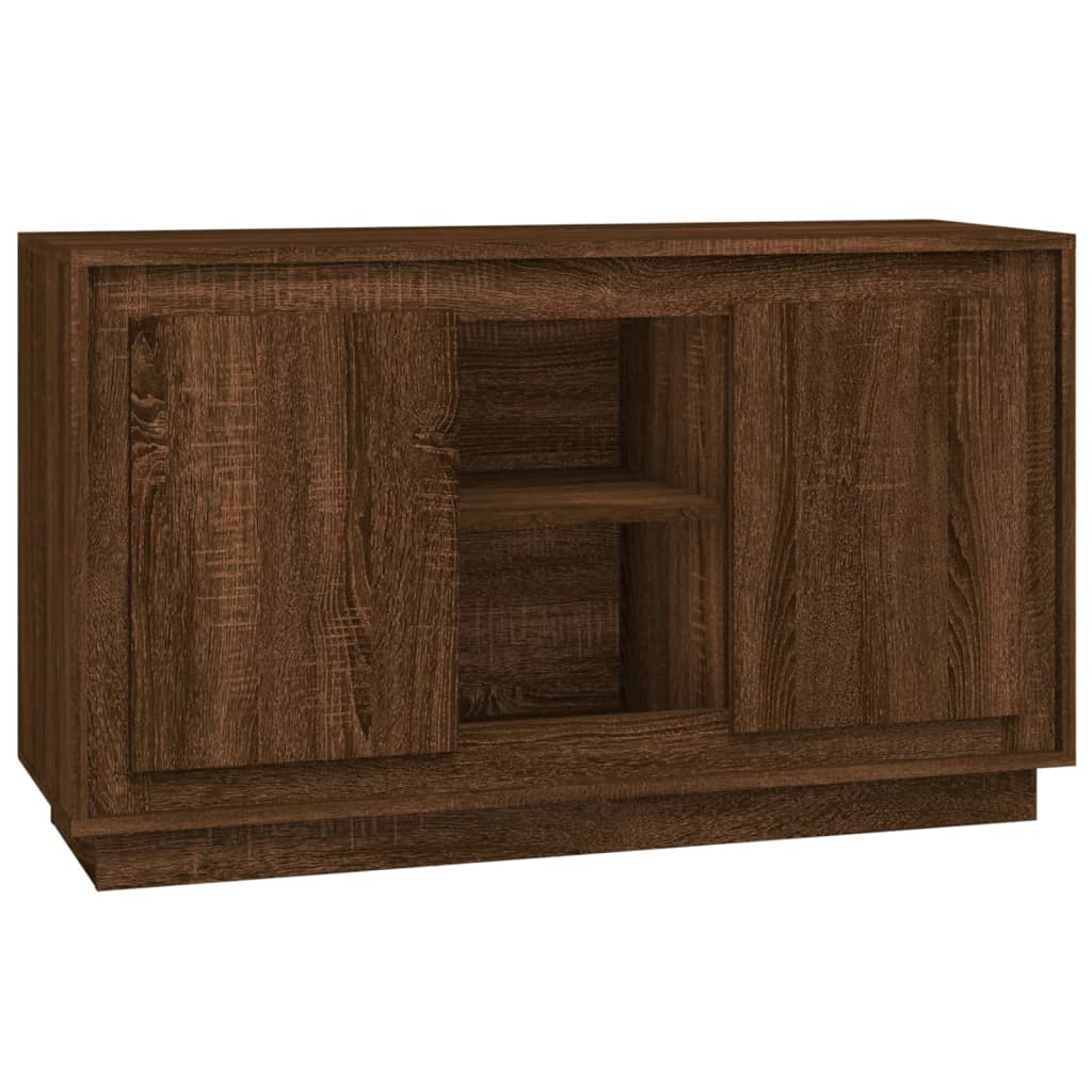 Sideboard Brown Oak Engineered Wood Medium Sideboard