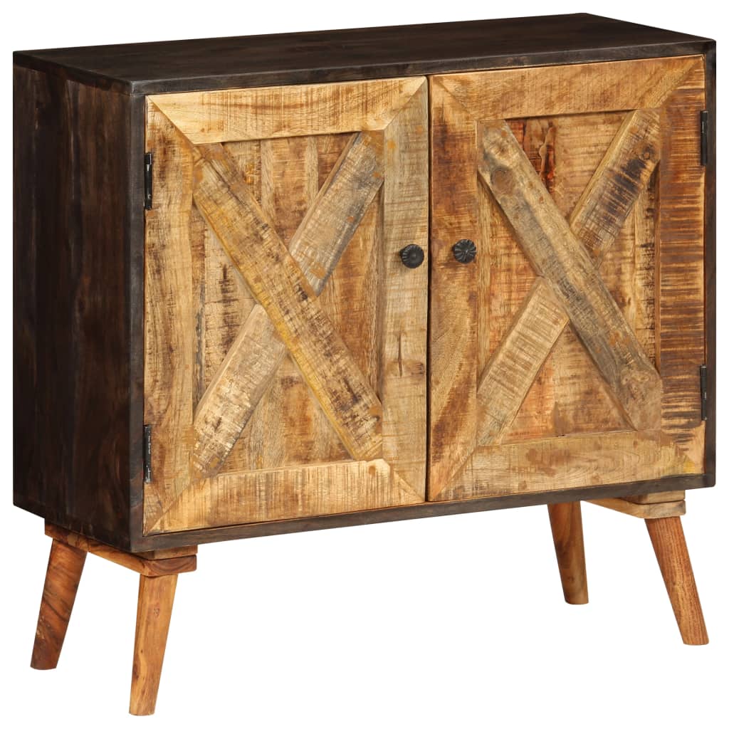 Sideboard Brown Solid Mango Wood Medium Sideboard Rectangular