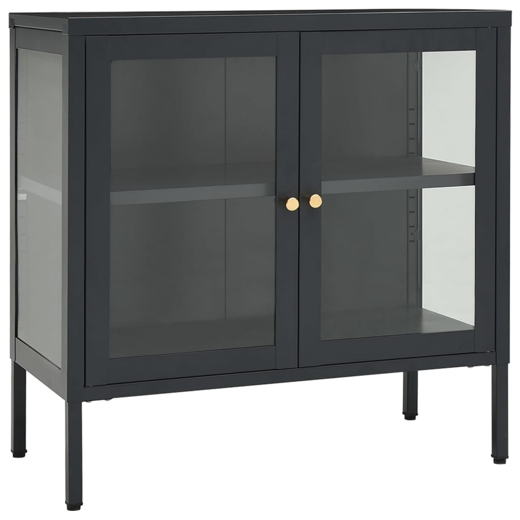 Sideboard Charcoal Powder-coated steel Medium Sideboard