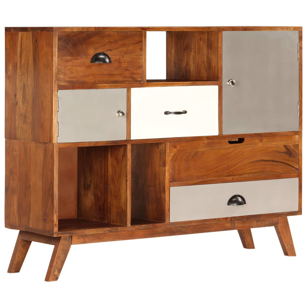 Sideboard Dark Honey Solid Acacia Wood Medium Sideboard