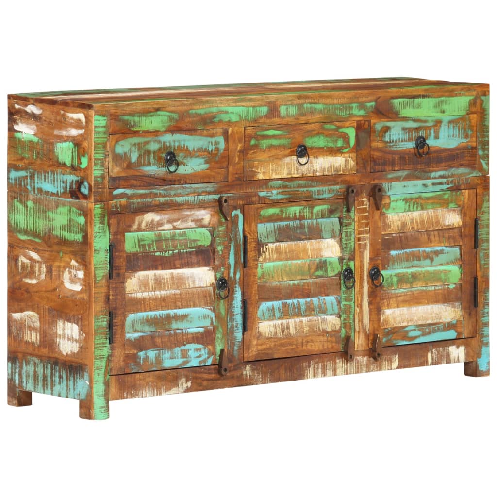 Sideboard Multicolor Reclaimed wood with various woods Medium