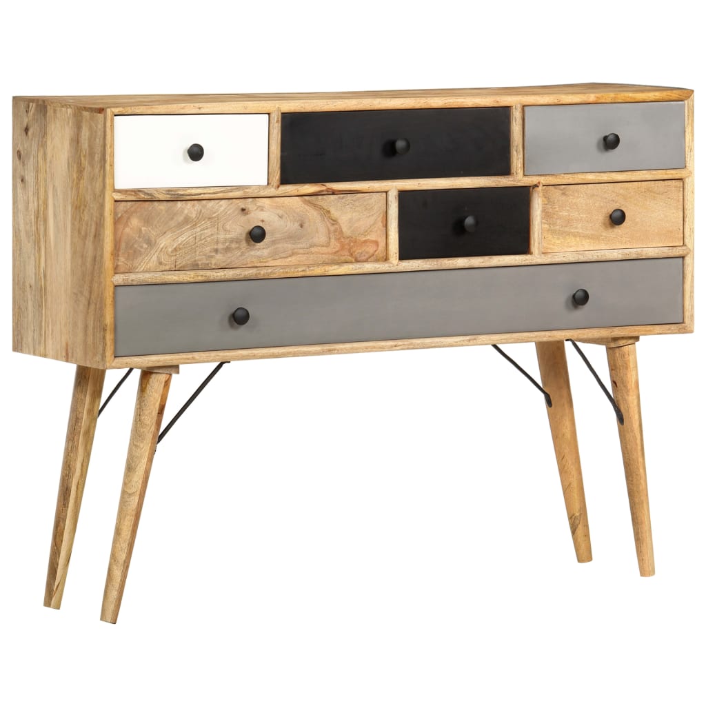 Sideboard Multicolor Solid Mango Wood Medium Sideboard