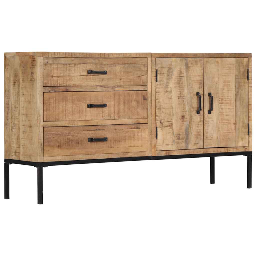 Sideboard Natural Wood Solid Mango Wood Medium Sideboard
