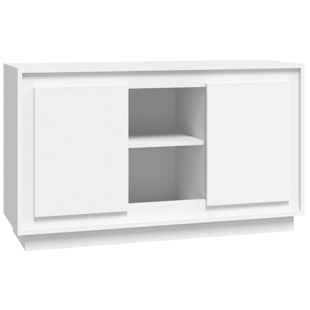 Sideboard White Engineered Wood 40.2 x 13.8 x 23.6 in Sideboard