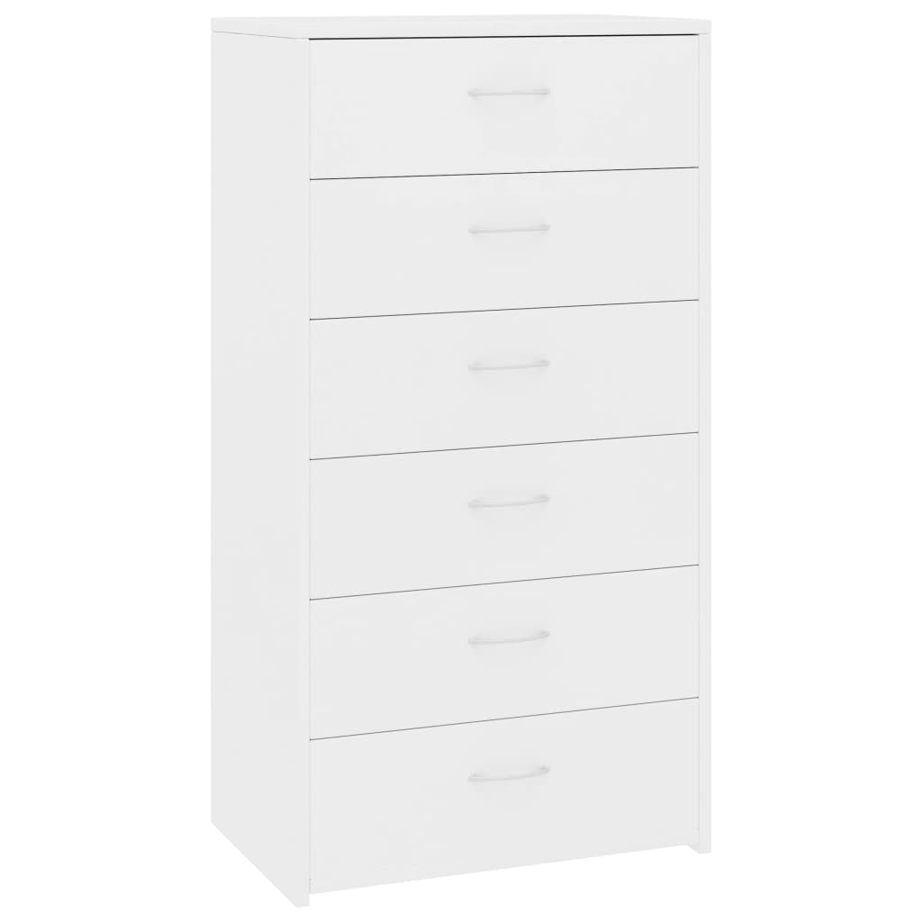 Sideboard White Engineered wood Medium Sideboard Rectangular