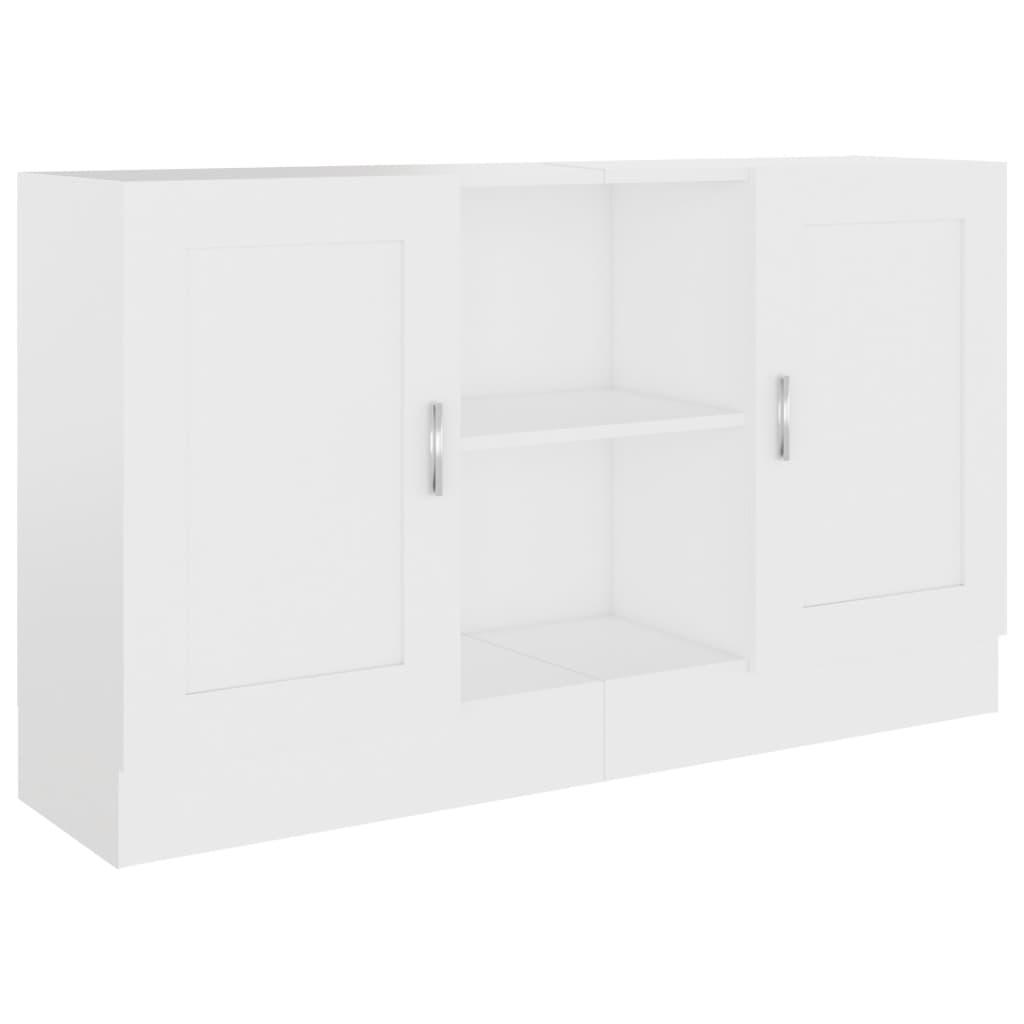 Sideboard White Engineered Wood Sideboard Rectangular Modern