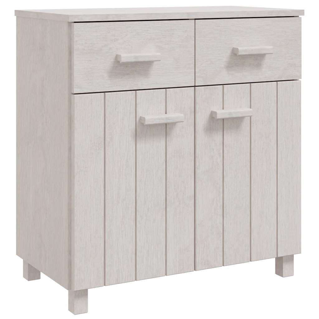 Sideboard White Solid pine wood 31.1 x 15.7 x 31.5 in Sideboard