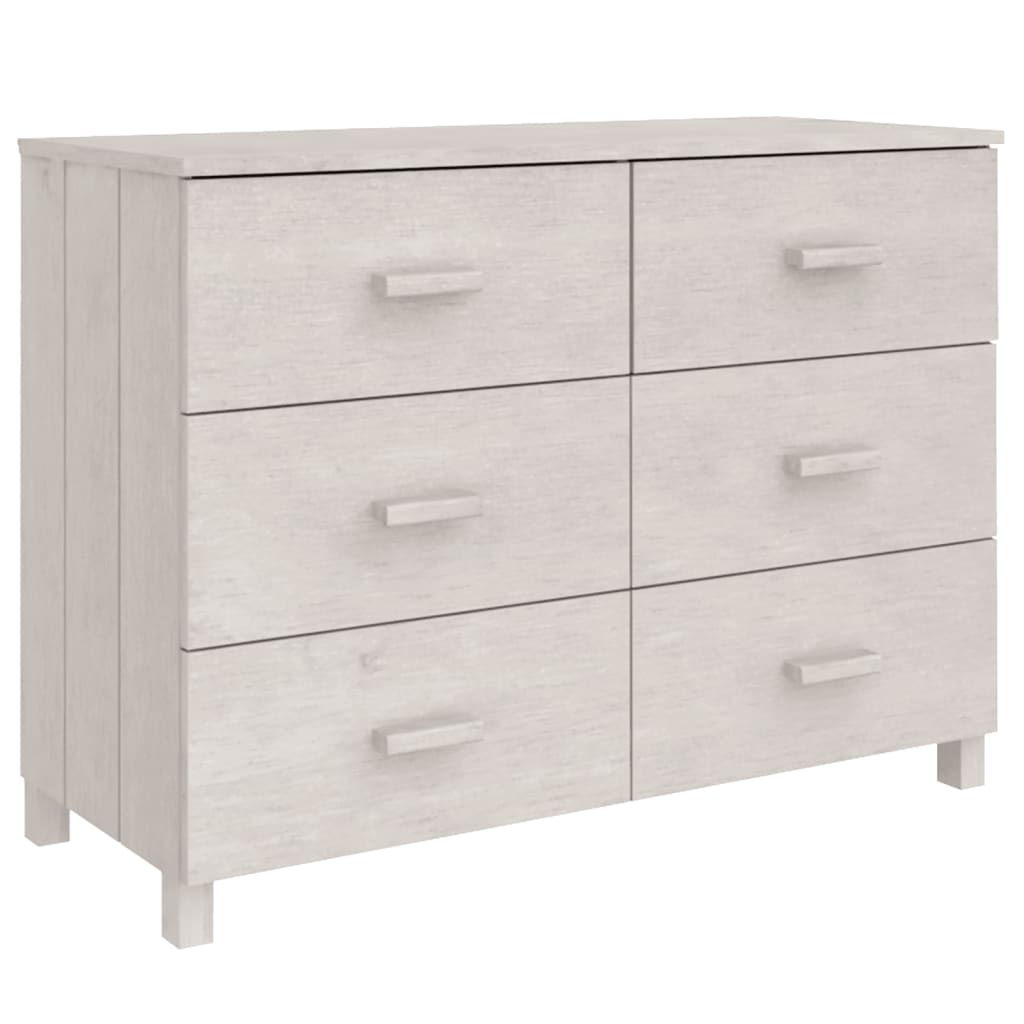 Sideboard White Solid pinewood, MDF Medium Sideboard