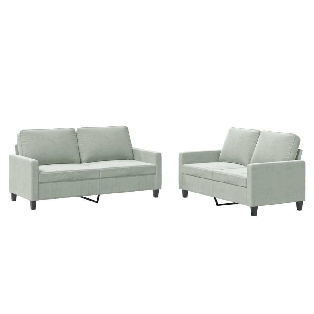 Sofa Set Light Grey